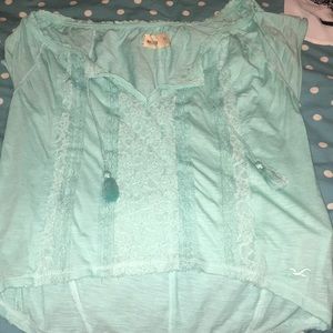 Light blue blouse